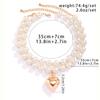 Vintage Big CCB Ball Heart Pendant Necklace INS Aesthetic Choker Hip Hop Party Jewelry Women Girl