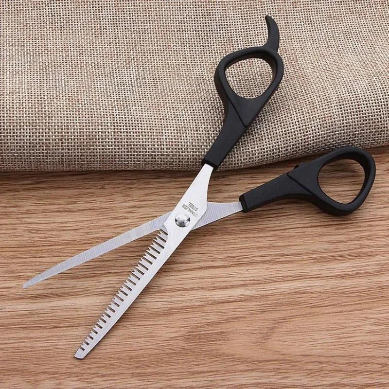 3pcs 7-inch Scissors Sets-Suitable for Thinning and Styling Hair-for Men and Women for Finishing, Point Cuts, and Flat Cuts