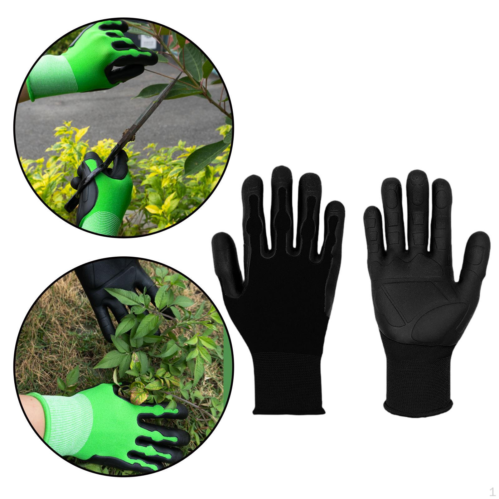 

1 пара садовых перчаток для работ на открытом воздухе и в помещении чёрный