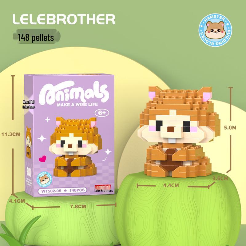 Cartoon-Figur Stern Dai Lu Kompatible Mikro-Partikel Bausteine Lernspielzeug