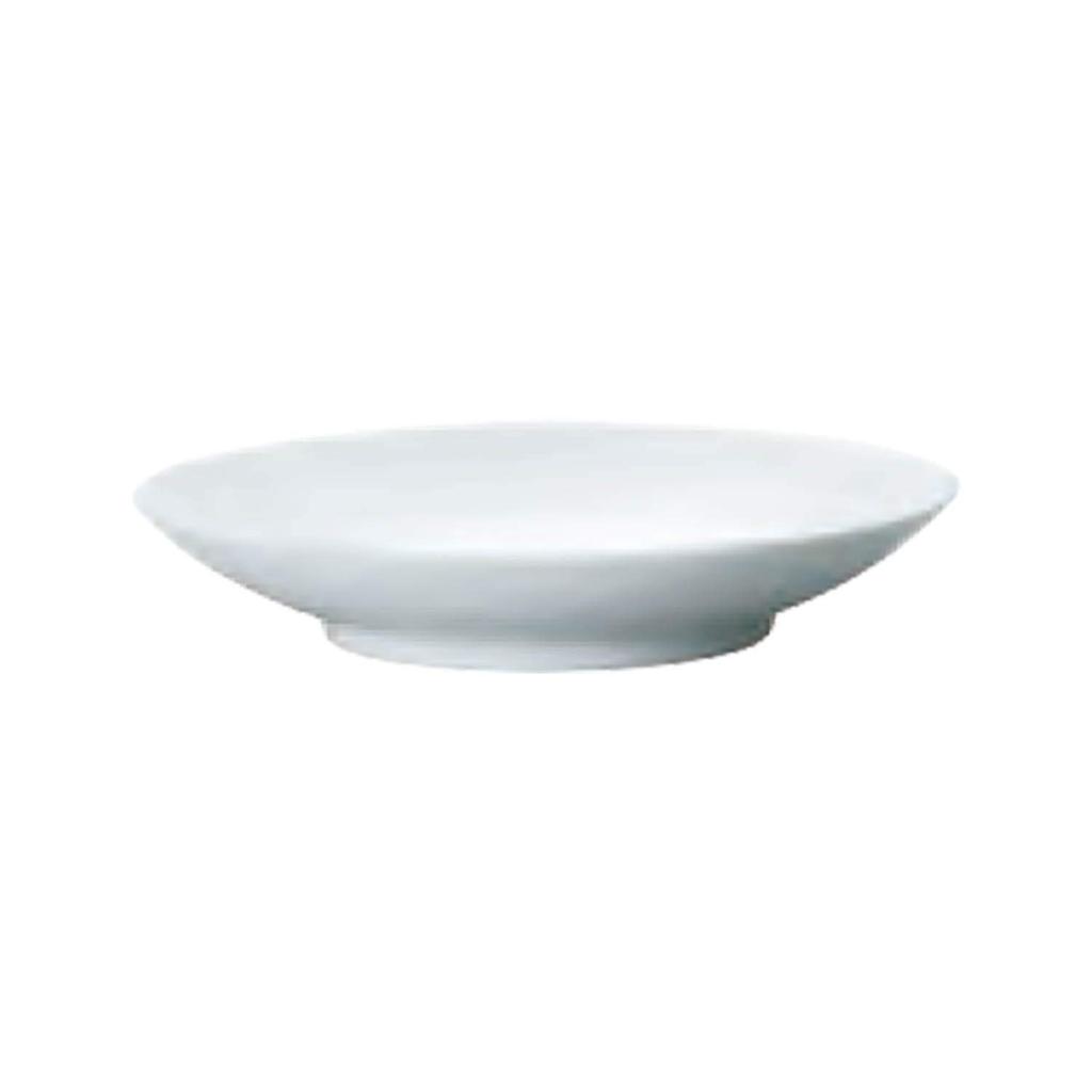 Noritake Deep Plate, 23.5cm, Arctic White, Microwave and Dishwasher Safe, White Fine Porcelain (White), 91596/4000