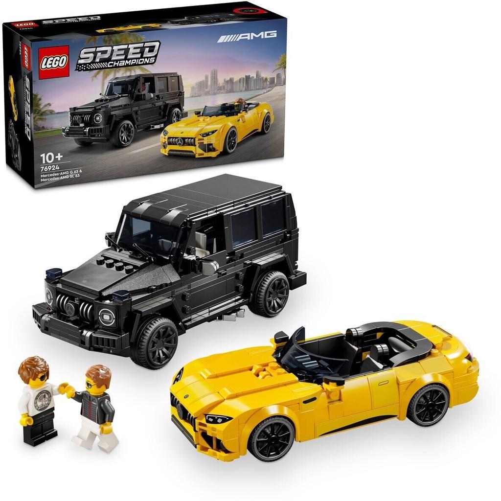 LEGO Constructor Speed Champions – Mașină – Mercedes – AMG G 63 & Mercedes – AMG SL 63 (76924)