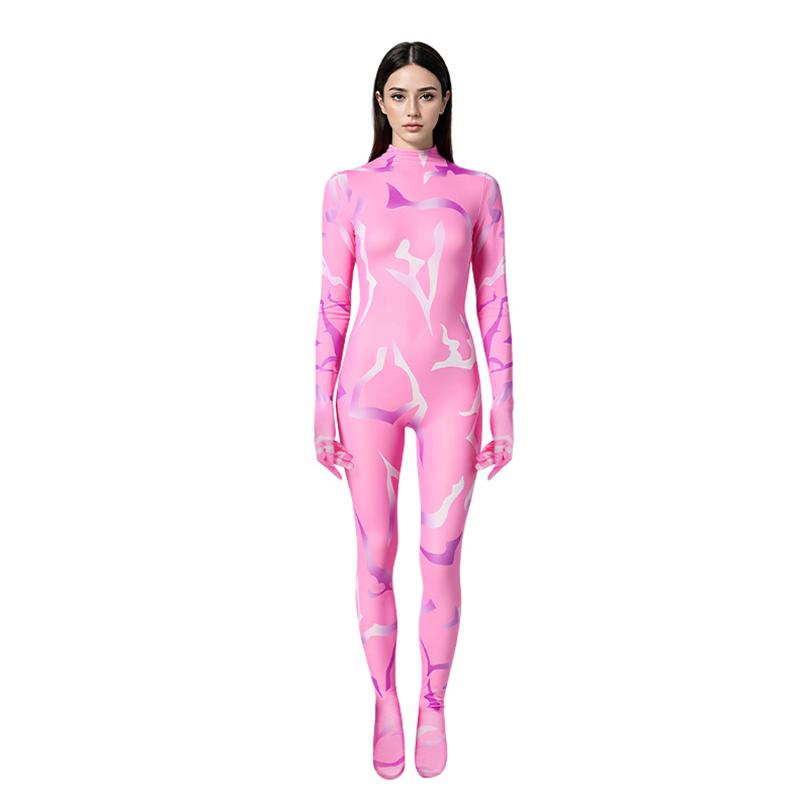 KPop Rumi Mira Zoey Jumpsuit Cosplay Costume Women Bodysuit Halloween Carnival Party Tights Corset Leotard