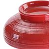 Soup Bowl with Lid Container Kitchen Round Tableware Japanese for Fried Pasta Cereal Appetizer