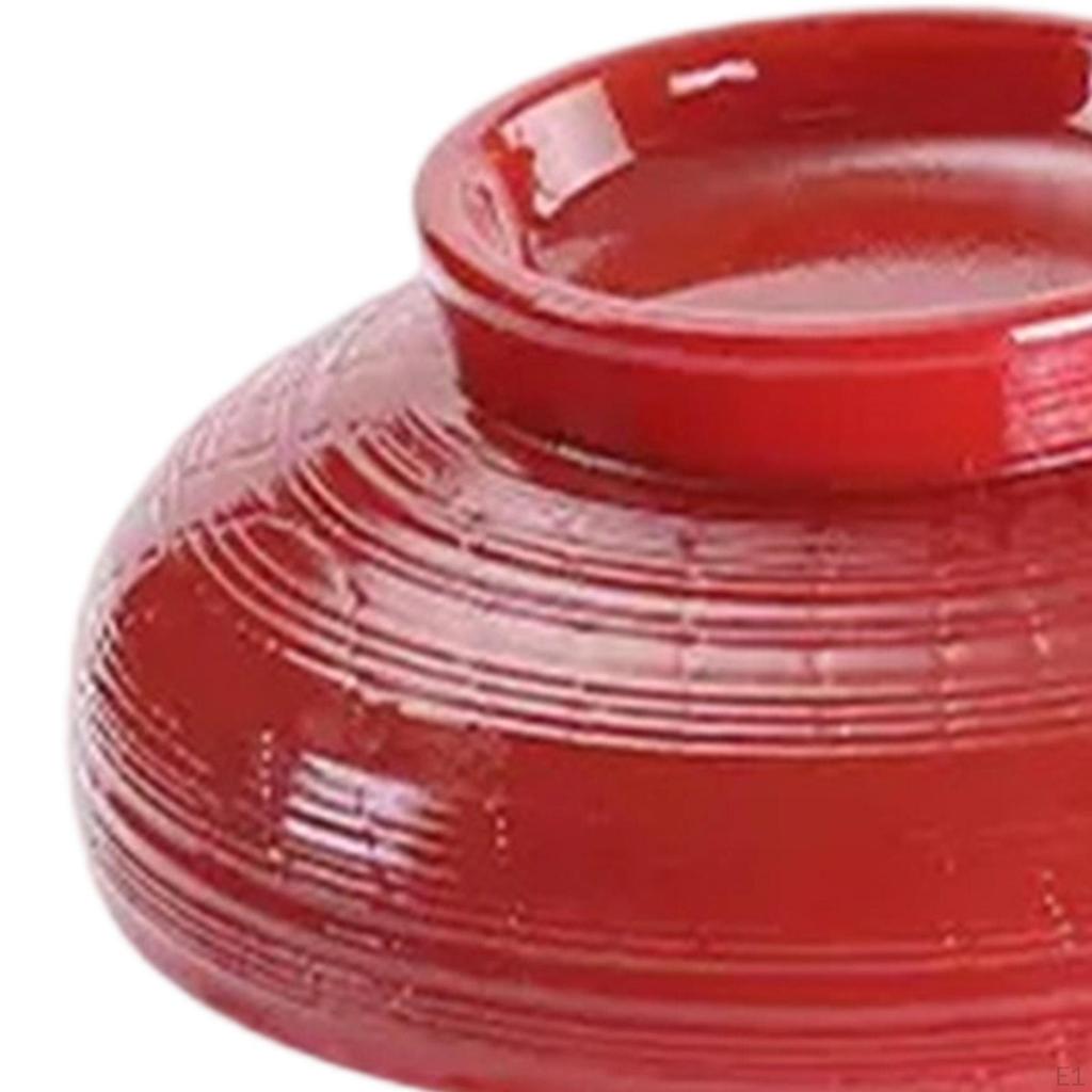 Soup Bowl with Lid Container Kitchen Round Tableware Japanese for Fried Pasta Cereal Appetizer