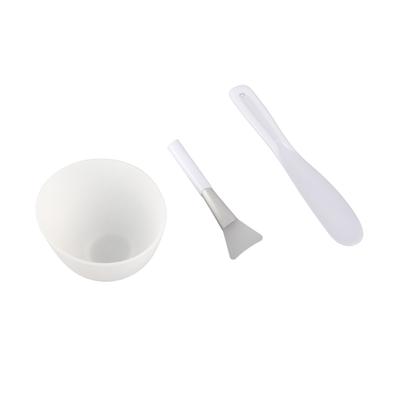 3pcs DIY Mask Tool Set Silicone Mask Bowl Mask Brush Spatula Set DIY Mask Mixing Tool Sets