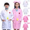 Doctor Coat Fancy Dress Up Costume Kids Boys Girls Nurse Paramedic Scrub Uniform