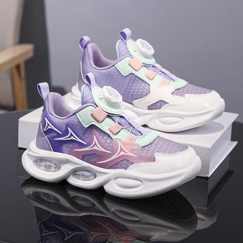 Dziecięce Buty Sportowe Nowe Oddychające Siatkowe Buty do Biegania Antypoślizgowe Odporne na Ścieranie Uczniowskie Szkolne Codzienne Trampki dla Dzieci