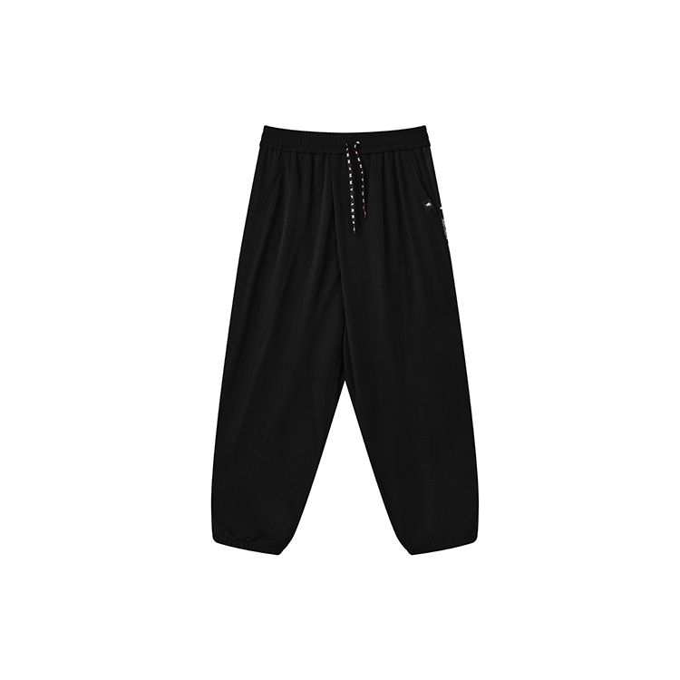 

FILA X MIHARA YASUHIRO Loose Solid Color Casual Woven Sports Pants Men pants Black F11M233801F-BK M