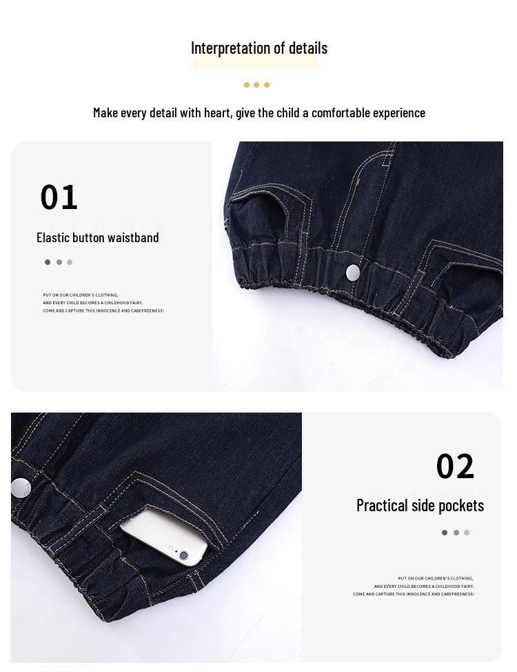 Girls' Wide-Leg Casual Pants – Spring/Autumn 2025 Korean Fashion, Versatile Long Pants for Big Kids