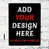 Custom Metal Tin Sign 8x12 Inch Personalized Photo Text Logo Wall Decor Gift
