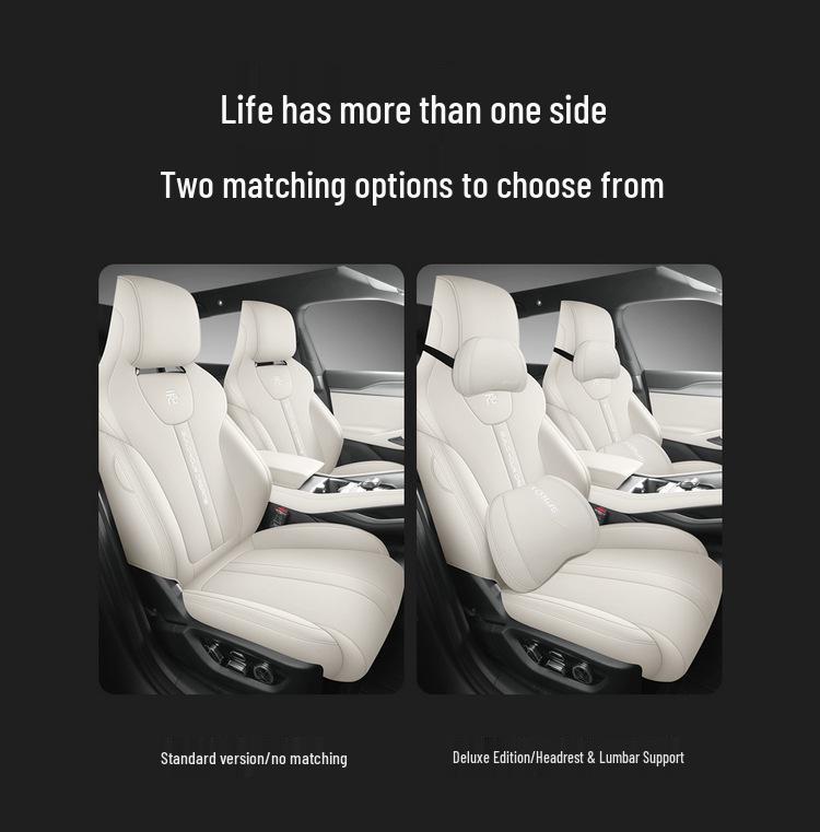 BYD Yuan UP Pełnoskórzana Poduszka na Siedzenie Samochodowe - Uniwersalny Rozmiar na Cztery Pory Roku, Pojazdy Pięciomiejscowe