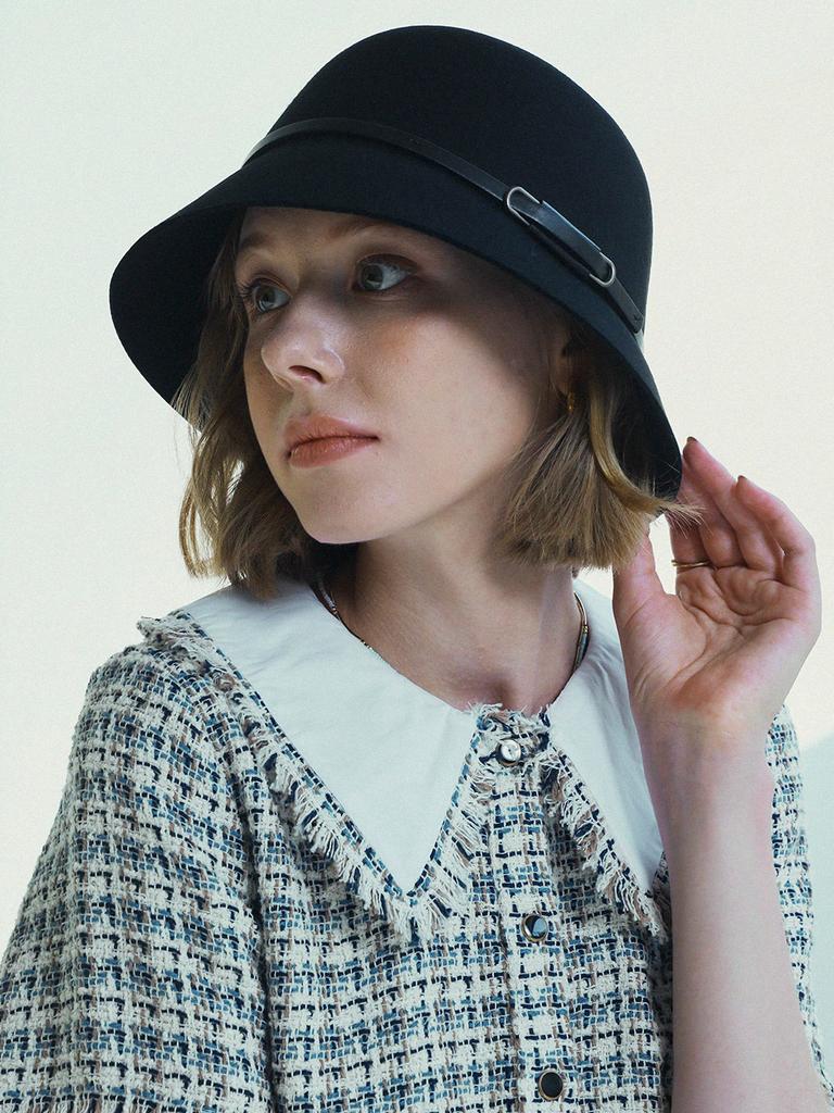 Meleuhen Bole Cloche Hat (3Colors)