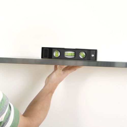 Portable Spirit Level, Magnetic Torpedo Level, 6-inch, Multi-Function Design, for Furniture Placement/Wall-Mounted Adjustment, ABS Shock-Resistant, Po