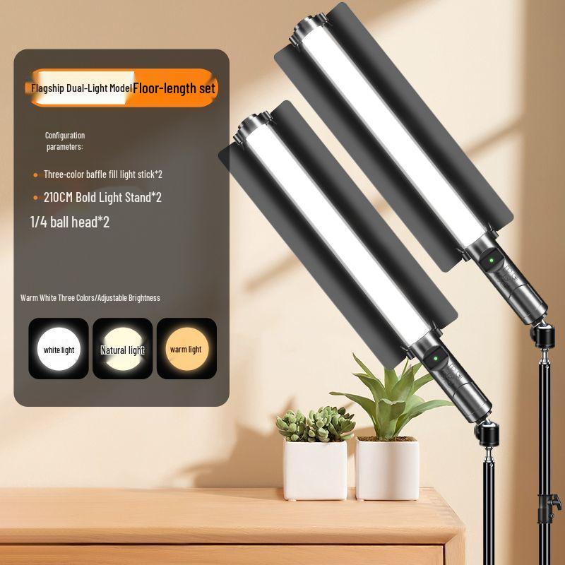 Portable RGB LED Fill Light Bar for Professional Photography and Night Scenes