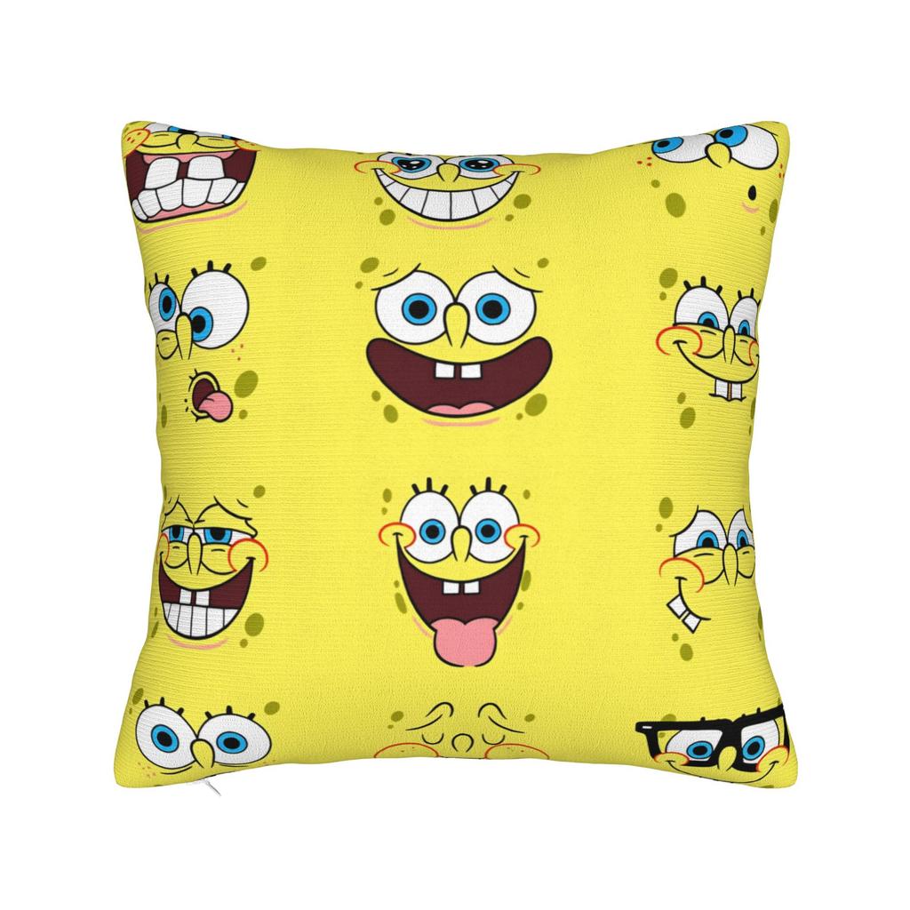 Pillow Cover S-Spongebobeds S-Squarepantsed Sponge Man Vintage Pillow Case For Sofa Home Decor Pillowcases