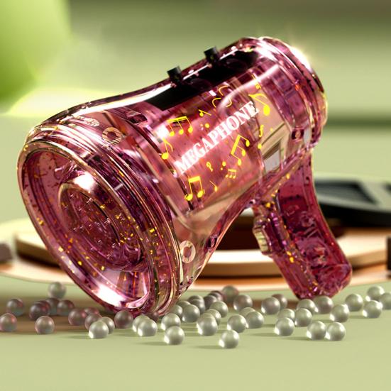 Mini roh klíčenka nahrávatelný ruční reproduktor hudební přehrávač taška přívěsky hračka měnič hlasu pro večírky akce