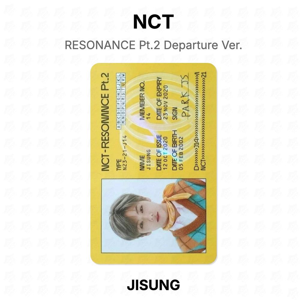 NCT RESONANCE Pt.2 Departure Ver. Official Photocard