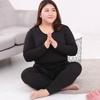 Set Termico Caldo 2 Pezzi Alta Qualità Taglie Forti Donna Long Johns Monocolore Set Sagomati M 10XL