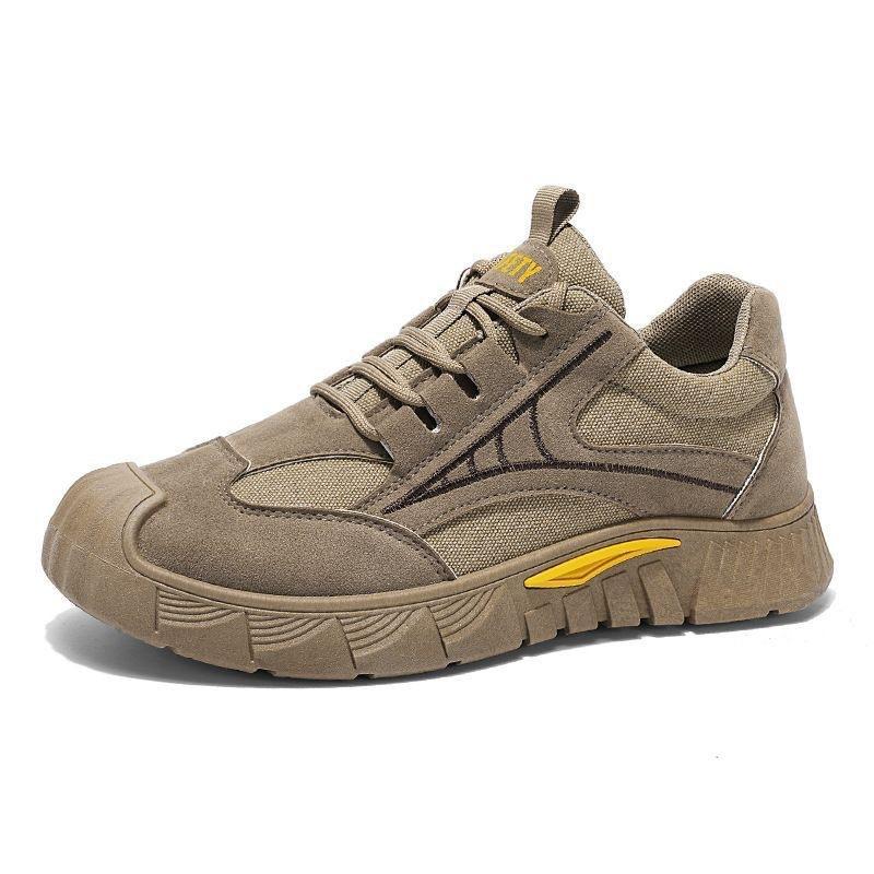 Men's Shoes Summer New Breathable Soft Sole Not Tired Feet Labor Insurance Shoes Non-slip Wear-resistant Men's Sports Shoes Casual Tooling Shoes