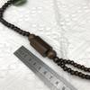 Retro Natural Double-Layer Wooden Round Pendant Necklace