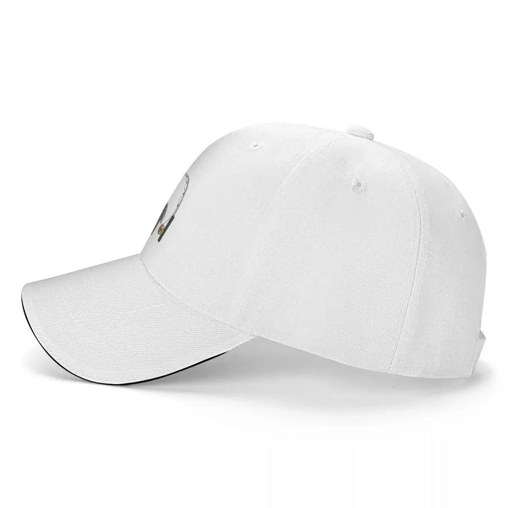 Fish with Rod and Reel Gone FishingCap Baseball Cap Streetwear Rugby Unisex Cap Women's