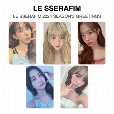 LE SSERAFIM 2024 SAISONGRÜSSE Offizielle Fotokarte