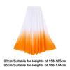 Gradient Color Dance Training Skirt Flowing Chiffon 720 Degree Classical Dance Skirt Big Swing Long Maxi Ballet Skirt