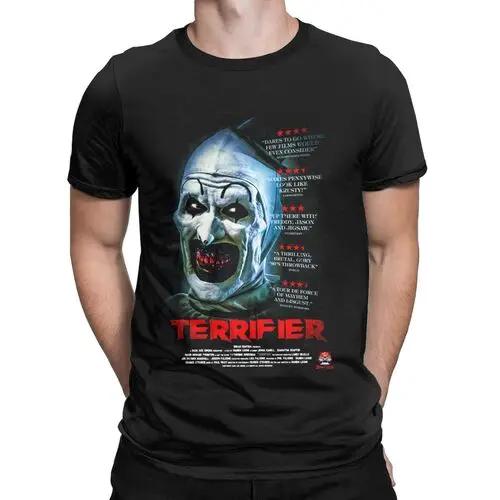 The Clown Drawing Art horror movies terrifier slasher film scary scream movie Novelty T-Shirts Cotton Graphic Printed Clothing