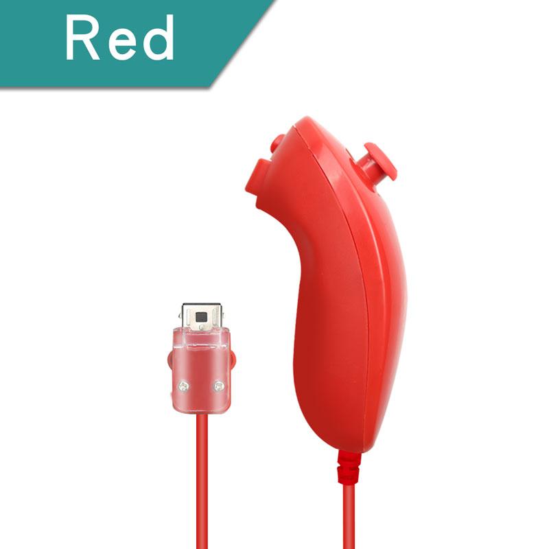Wired Nunchuck for Nintendo Wii / Wii U Console Wireless Remote Controller Without Motion Plus Gamepad for Wii Accessories