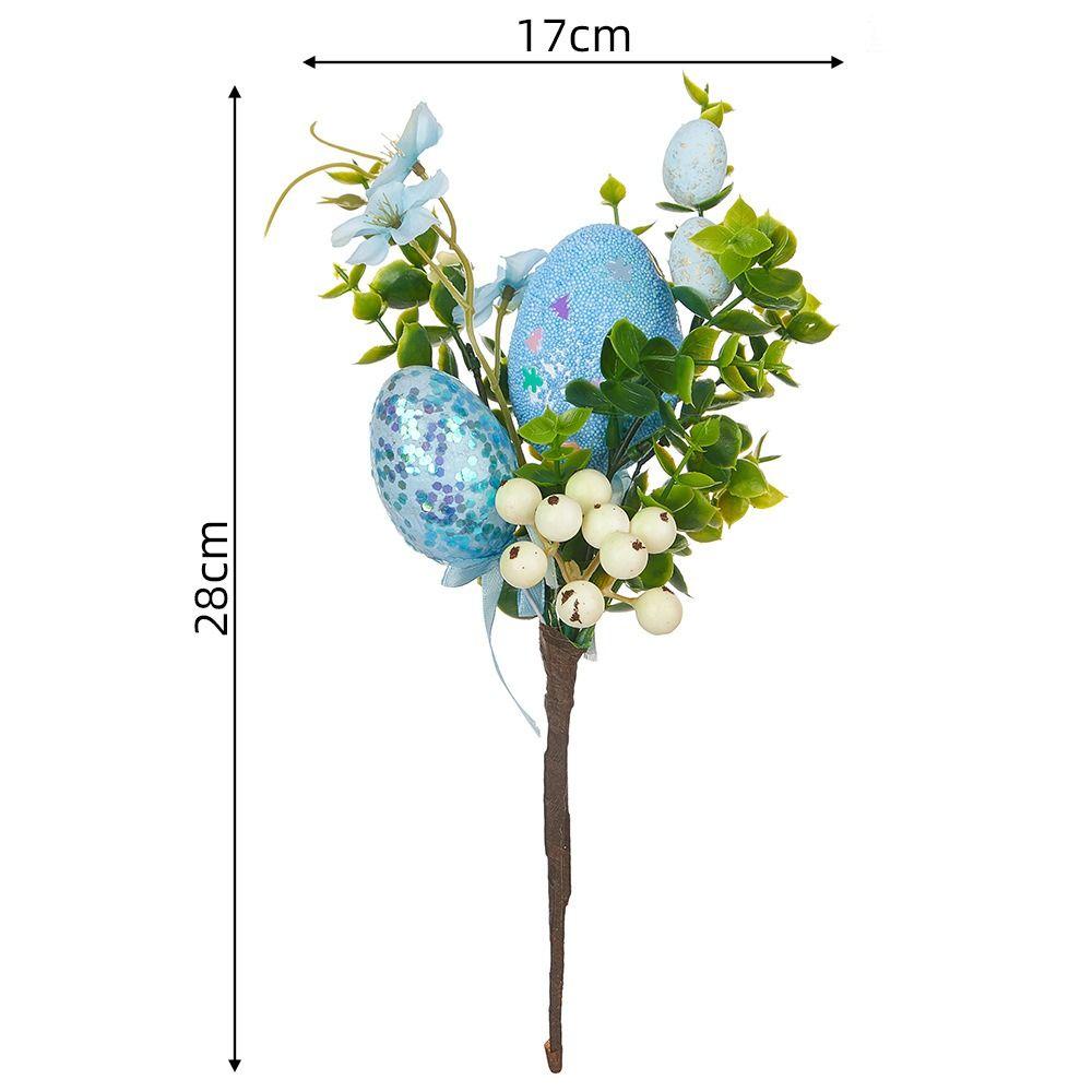 Piankowe Jajka Gałązka Drzewa Sztuczna Roślina Kreatywne Bukiety Jaj Wielkanocnych Impreza Festiwalowa