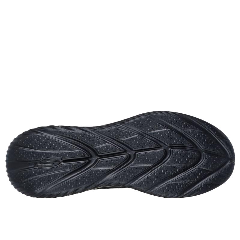 Skechers Bounder 2.0 Almir Comfortable Fashionable Simple Versatile Popular Low-Top Casual Shoes Men Sneaker Black 233031-BBK