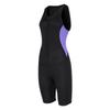 Muta Corta Senza Maniche da Donna 2MM Neoprene con Zip Frontale Costume da Bagno per Immersioni Snorkeling Surf Nuoto Sport Acquatici