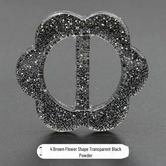 Resin Adjustable Japanese T-Shirt Knot Waist Buckle with Three-Speed Button & Scarf Clip