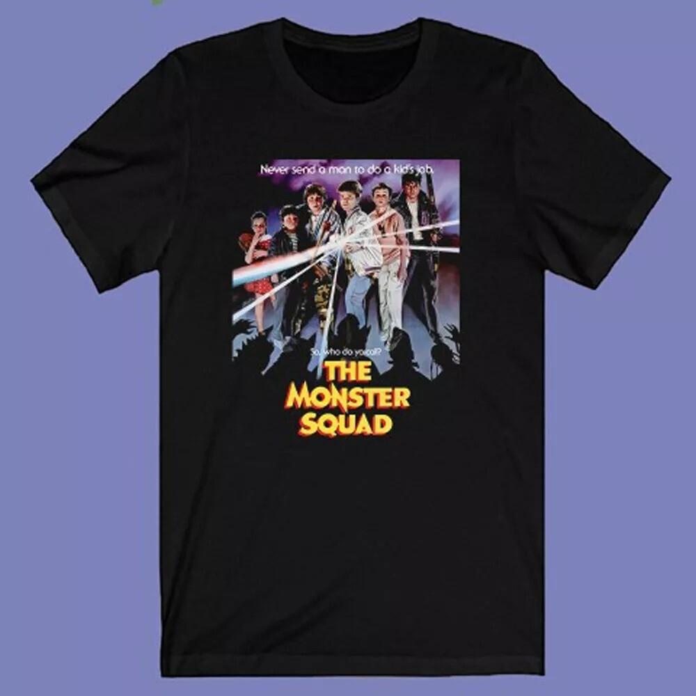 The Monster Squad 2 Horror Movie Men s Black T-shirt Size S-3XL Unisex T-Shirt L