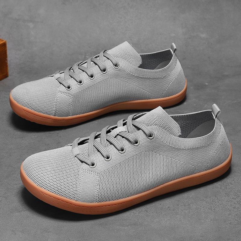 Fashion Men Minimalist Sneakers Leisure Walk Men's Mesh Shoes Breathable Male Walking Shoes Ultra-light Summer Treking Footwear