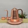 Handmade Pure Copper Drip Pot - Narrow-Mouth Pure Copper Coffee Pot for Drip Coffee (900ml500ml) (500ml)
