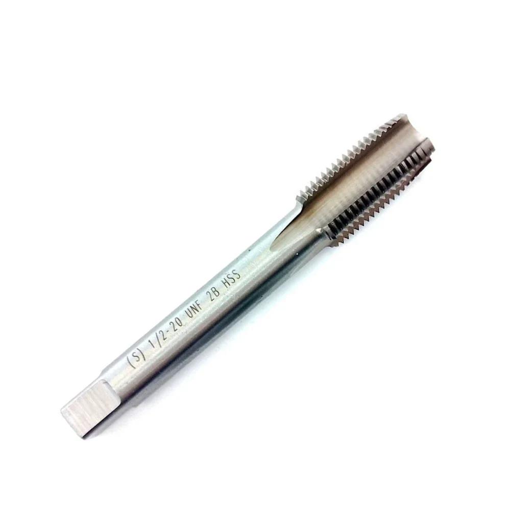 1/2-20 UNF Machine Screw Taps HSS Right Hand Thread Pitch 1/2Inch Cutting Tools Tap Drill Bit 84mm Alloy Steel Tap Hand Tools