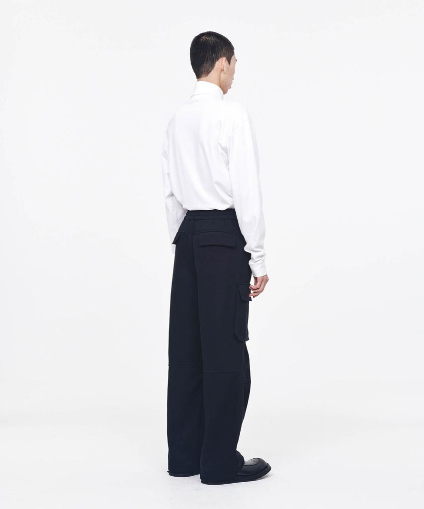 Aepeuteopeulei Wide Military Cargo Pants Black