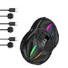 Adjustable 199 Speed Quiet Touchless Auto Tapper with Breathing Light for Mobile Gaming Live Streaming Screen Automation