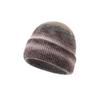 Gradient Color Knitted Beanie Hat Windproof Pullover Hat Trendy Warm Winter Cap  Autumn Winter