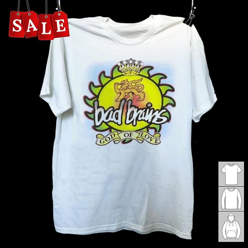 New Vintage Bad Brains God Of Love Gift For Fans Unisex S5XL Shirt BI271 Unisex T-Shirt XXXL