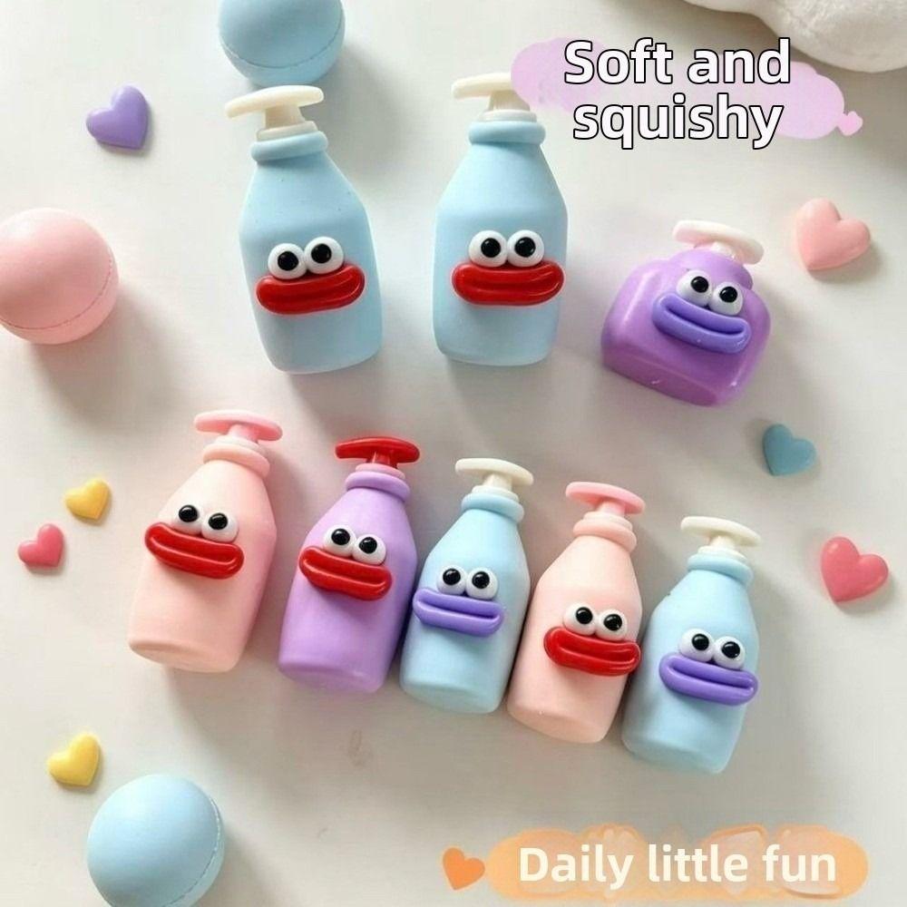 Sausage Mouth Bottle Squeezed Toy Crunchy Bottle Squishy Toy Novelty Handmade Ball Office Desk Toy