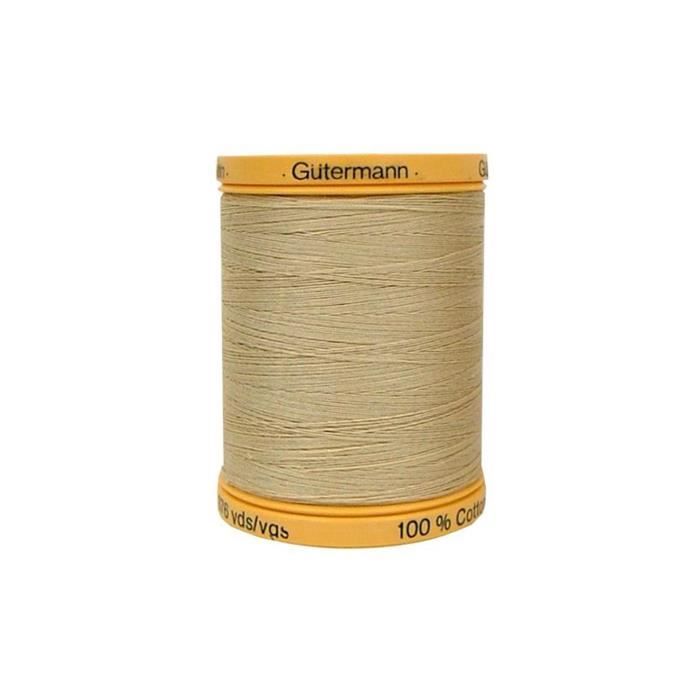 Fil à coudre - GÜTERMANN - 800M - Beige - Naturelle - Lavable