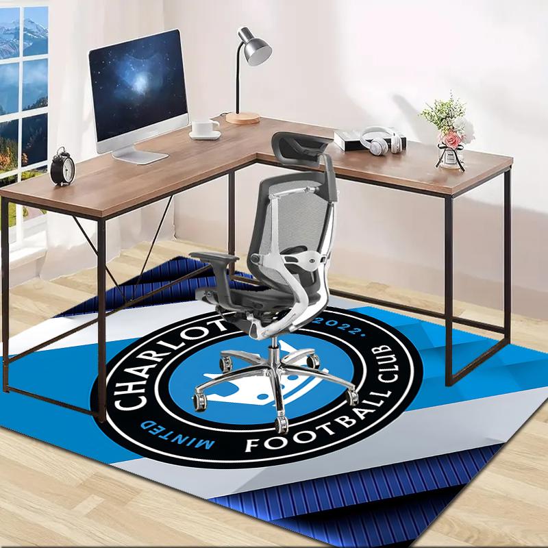 1pc Football Team Design Area Rug - Non-Slip, Soft & Cozy Floor Mat for Living Room, Bedroom, Office - Indoor/Outdoor Decorative Carpet