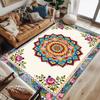 RAKKS New Moroccan  Large Area Rug - Low-Pile Crystal Velvet Carpet for Living Room & Bedroom Kitchen, Door Mat Home Floor Decor