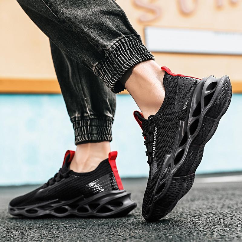 Spring and Autumn New Flying Knitting Sneakers, Casual Shoes, Outsoles, Breathable Men's Shoes