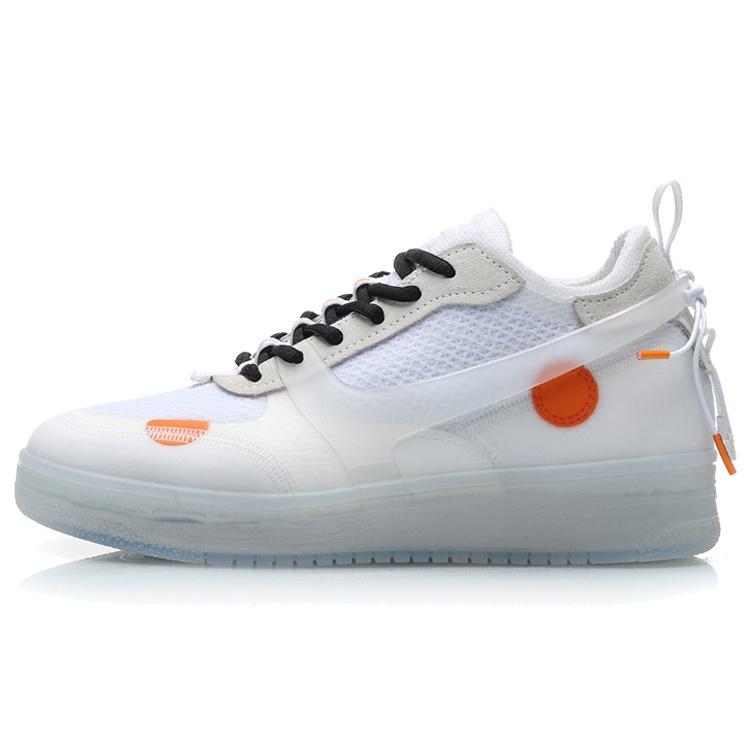 (WMNS) Li-Ning Counterflow White Orange Women s AGCP358-6 EU 39