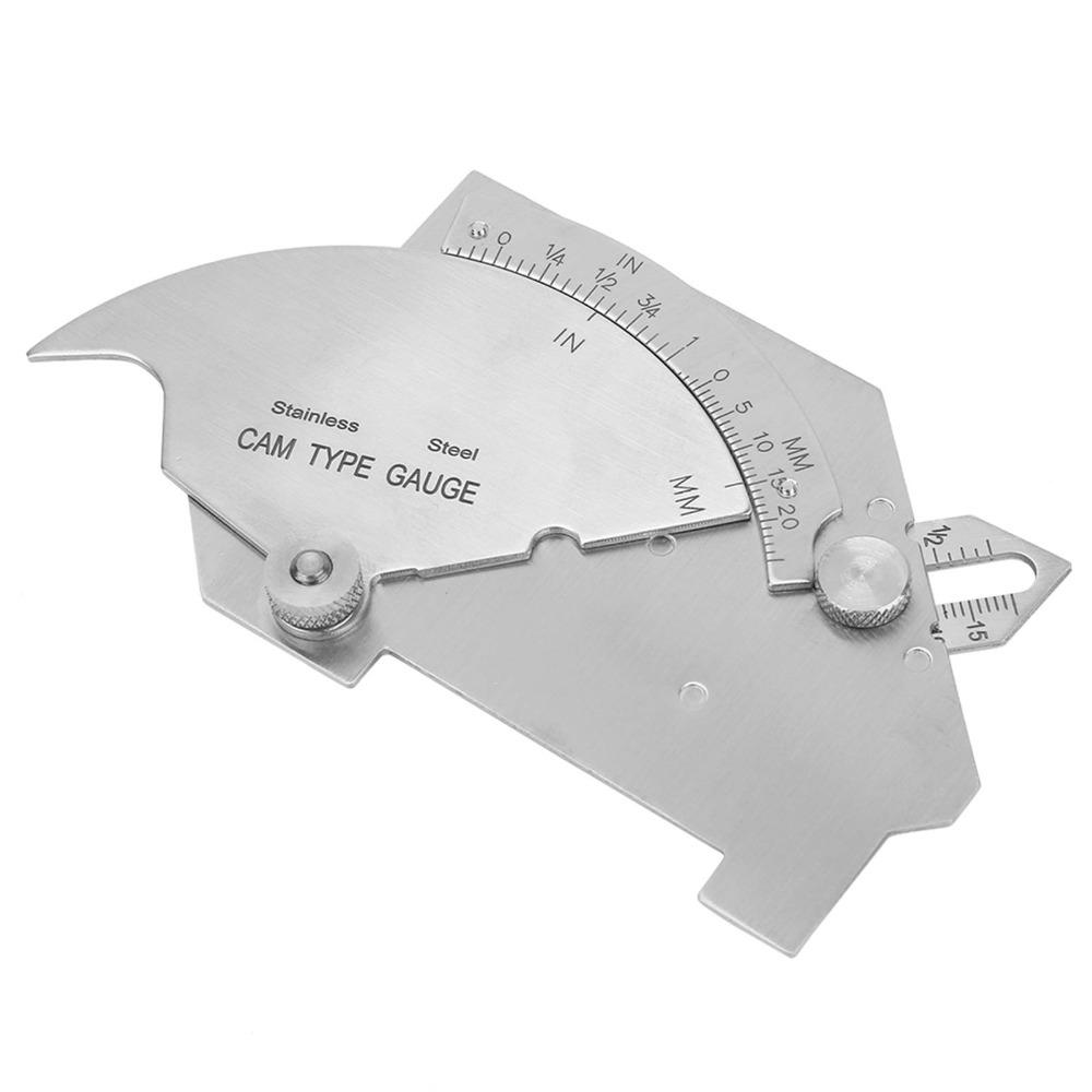 Permanently Etched Bridge Cam Gauge Metric & Inch Fillet Weld Gauge MG-8 Weld Gauge  Weld Joints