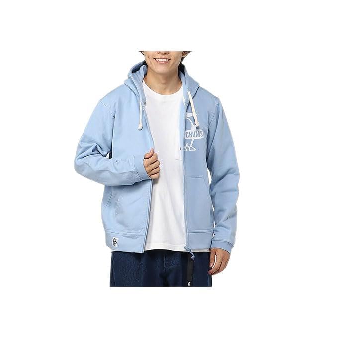 

Толстовка с капюшоном Booby Logo Zip Parka Sax [Chums] Мужская